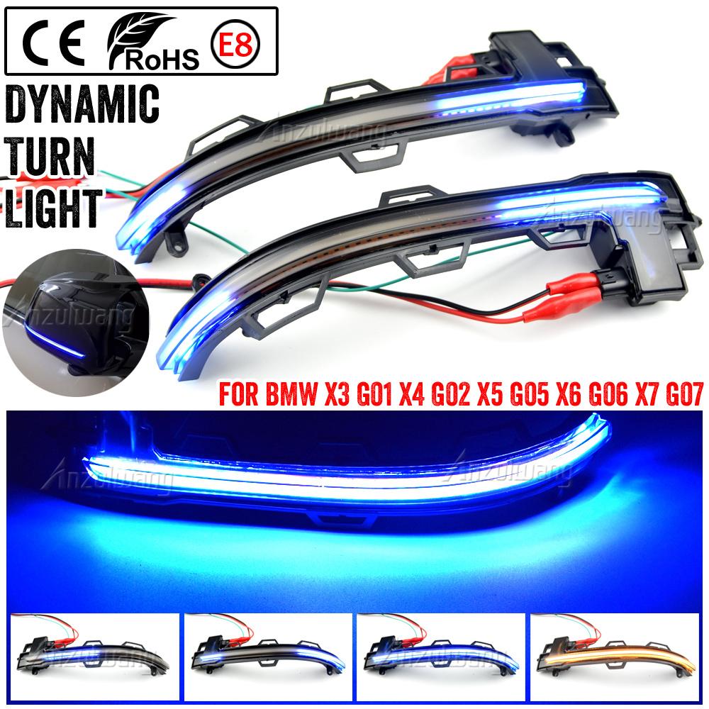 Dynamic Blinker Turn Signal LED Flowing Water Blinker For 2018- BMW X3 X4 X5 X6 X7 G01 G02 G05 G06 G07 Side Mirror Light
