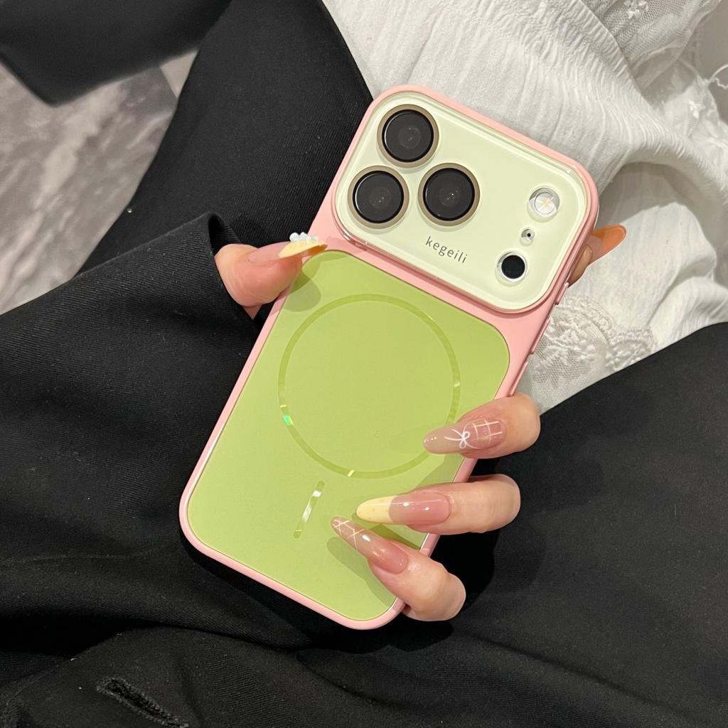For Magsafe Magnetic AG Nano Frosted Glass For iPhone 17 16 15 14 13 Pro Max Magnetic Phone Case Wireless Charge Armor Cover