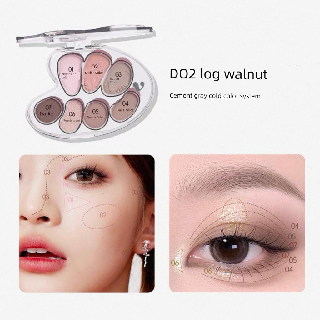 The God of Pragmatism! Veecci VEECCI Artist Seven-Color Eye Shadow Plate Matte Highlight Repair Makeup Palette