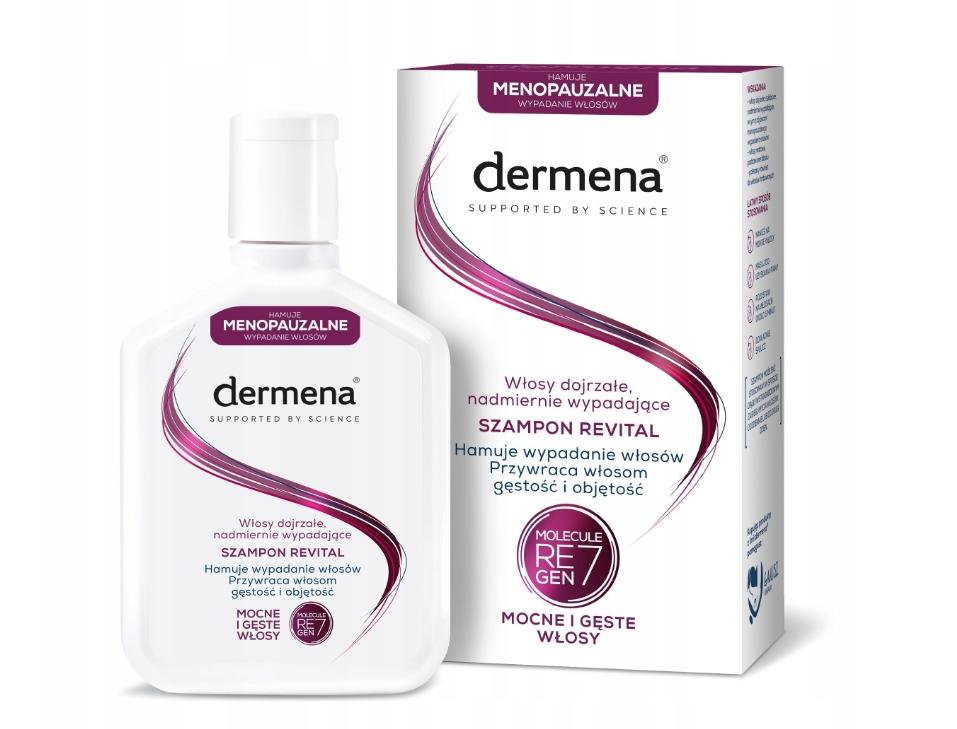 Dermena Advanced Hair Revitalizing 200ml Shampoo for Mature & Thinning Hair - Science-Backed Formula by PHARMENA