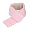 Electric Heating Scarf Evenly Heating Comfortable Skin Friendly Short Plush Pink USB Heated Scarf for Winter