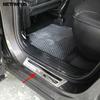 For Mazda CX-5 CX5 KF 2017-   2024 Exterior Door Sill Scuff Plate Welcome Pedal Entry Guard Accessories Car Styling