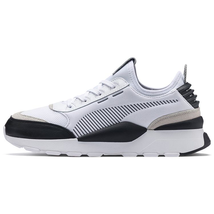 Puma Rs-0 Core Fabric Sports Low-Top Lifestyle Shoes Unisex Sneakers White Black 369601-08