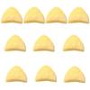 10Pcs Furry Kitten Ears Charm Sewing Plush Ears Appliques Assorted Color for Hair Accessories Clothing Embellishments