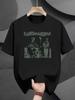 Graphic T-shirt - Stylish Black Casual Summer Tee with Chromakopiia Print