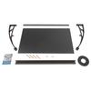 Door Awnings Exterior Door Canopy Back w/Large Sink, Uv Hail Rain Snow Protection Awning Protection Hollow Sheet (Coffee & Tan)