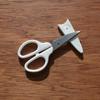 Simple White Lid Scissors