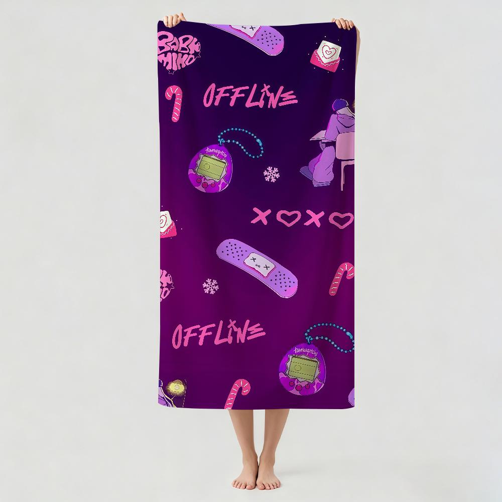 Puerto Rican rapper Young Miko Towel Drying Bath Towel Applicable To Light Swimming Camping Yoga Beach Out