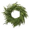 6ft Christmas Norfolk Pine Garland Real Touch Artificial Faux Greenery Pine Garland for Holiday Table Mantle Wall Indoor Outdoor Decor