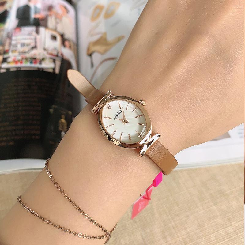 Small Dial Fashionable Retro Women'S Watch Fritillary Dial Simple Horse Eye Women'S Watch