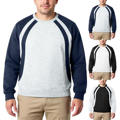 Men's Hoodie Loose Casual Long Sleeved Round Neck
