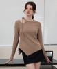 Leobeucham [Celina Cut-Out Ribbon Knit Top_Beige] Celina Cut-Out Ribbon Knit Top_Beige