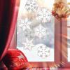 Xc1529 Simple Wind Colorful Snowflake Pattern Electrostatic Glass Window Sticker Double-Sided Visual Decoration Electrostatic Sticker