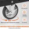 SucceBuy 1800LBS Drywall Sheet Cart Panel Dolly Cart with Deck & 5" Swivel Wheels Handling Sheetrock Lumber for Garage Warehouse