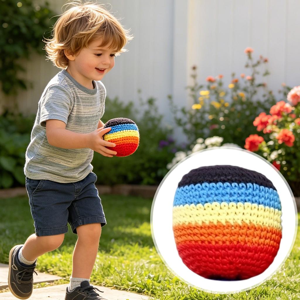 Handwoven Juggling Ball Lightweight and Portable for Hand Eye Coordination Training and Daily Recreational Use