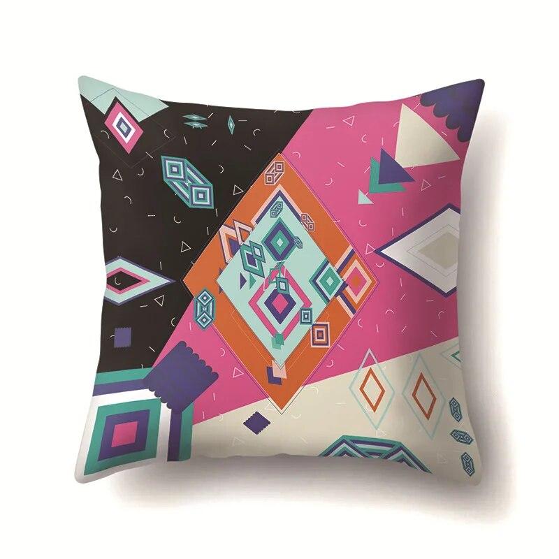 Față de pernă cu dungi geometrice Husă de pernă pentru birou Camera de zi Riding Talie