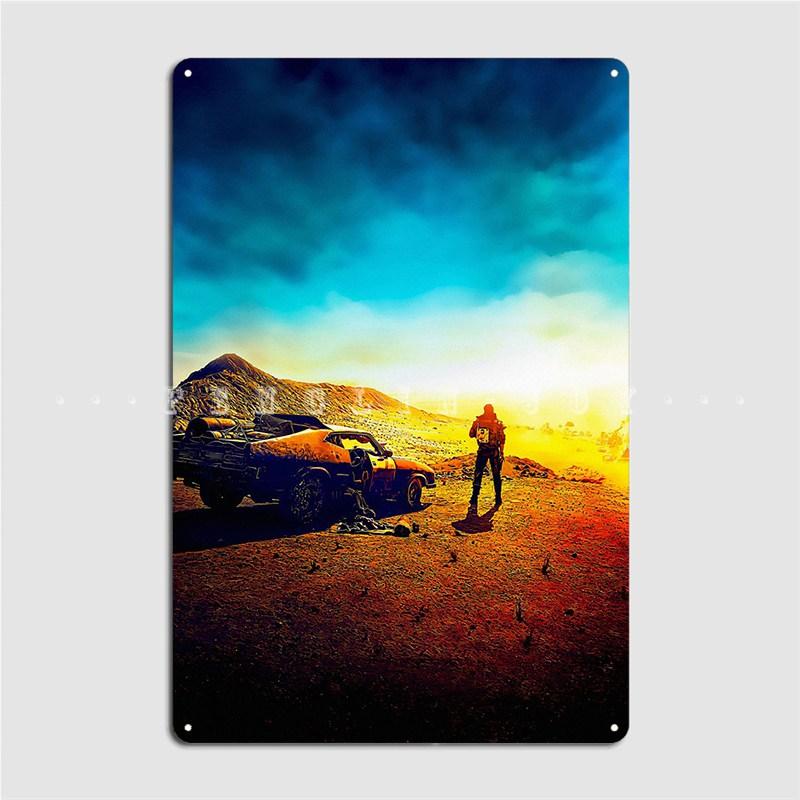 

Mad Max Fury Road Metal Sign Bar Cave Wall Decor Cinema Kitchen Create Tin Sign Poster 20x30cm