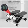 Tragbares Fitness-Trainingsgerät Haushalts-LCD-Digitalanzeige Fitnessstudio-Maschine Höhenverstellbar Mini-Fitness-Stepper