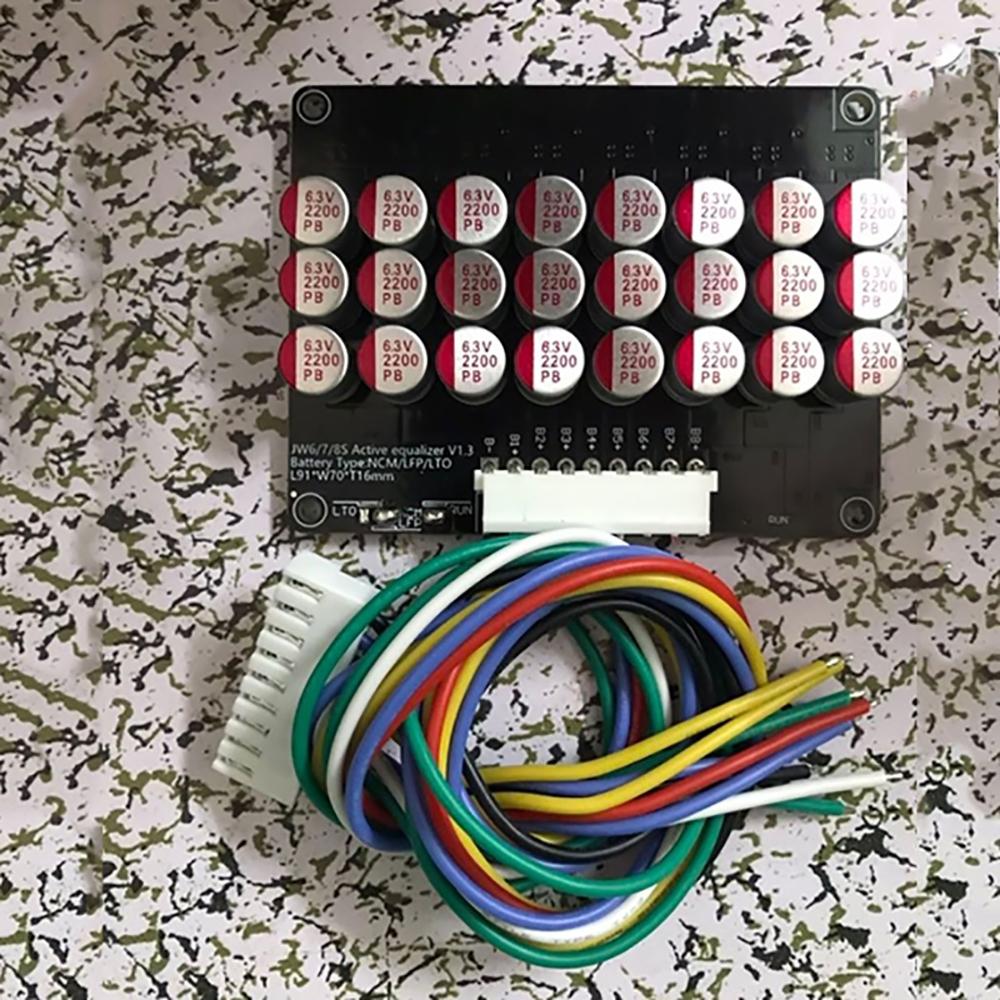 8S Capacitive Active-Balancer active balancing Equaliser Board Li-ion