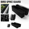 Pics Anti-Oiseaux pour Rebords de Fenêtres Extérieurs et Terrasses - Pics Anti-Oiseaux en Acier Inoxydable - Lot de 10, Contrôle Efficace des Oiseaux pour Toits, Balcons et Jardins