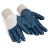 HEAVY NON-SLIP NITRILE GLOVE CLOSED FIST SIZE 8-9 T/GLOVE SIZE M-8. 10 Units