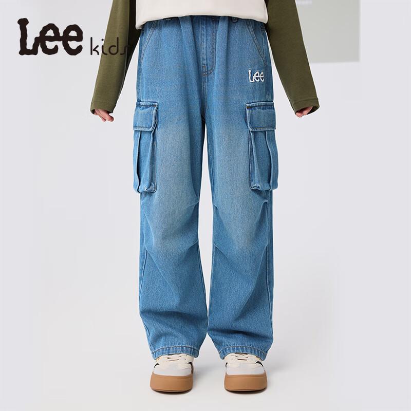 LeeKids Kids' Carved Loose Fit Denim Workwear Jeans