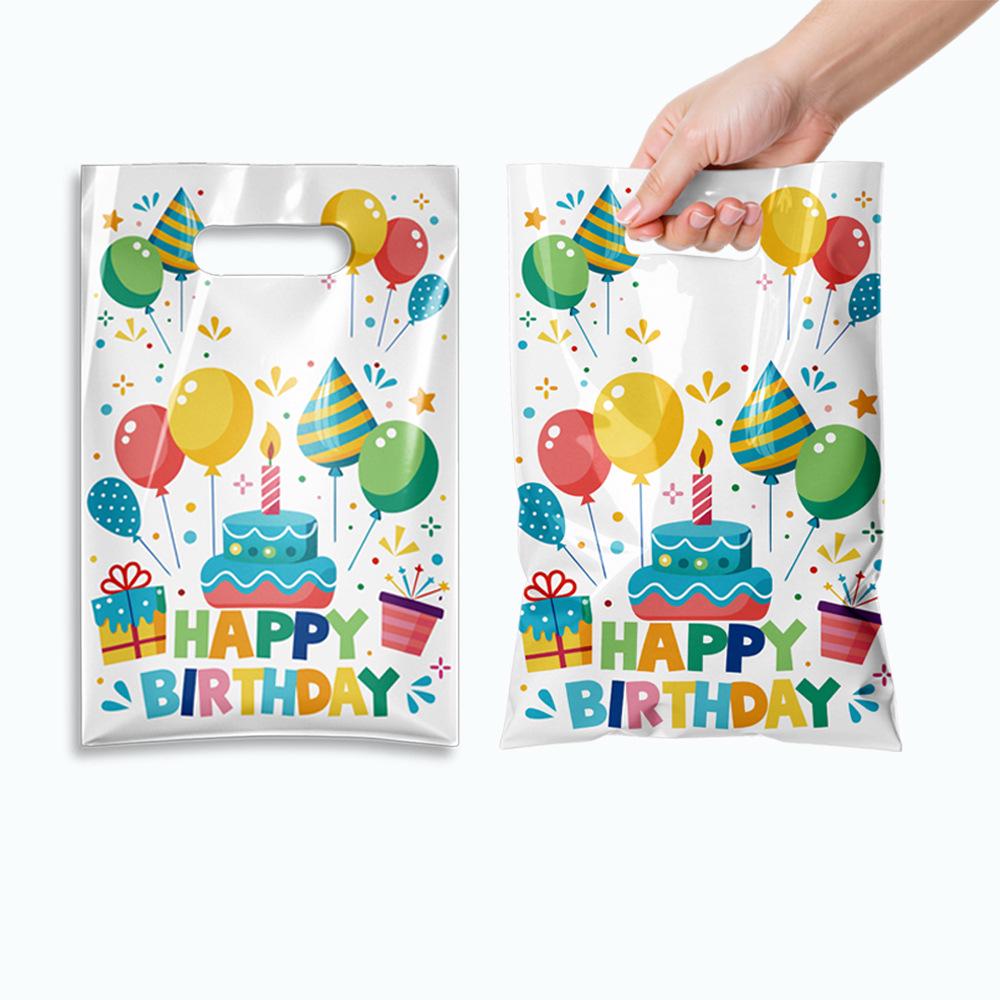 Pearlescent "Happy Birthday" Gift Tote Bag - Souvenir Packaging