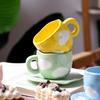 Kubki i spodki do kawy Clouds Kubki ceramiczne i talerzyki deserowe Clouds Kubki nieregularne Kubki do mleka Naczynia kuchenne Prezenty
