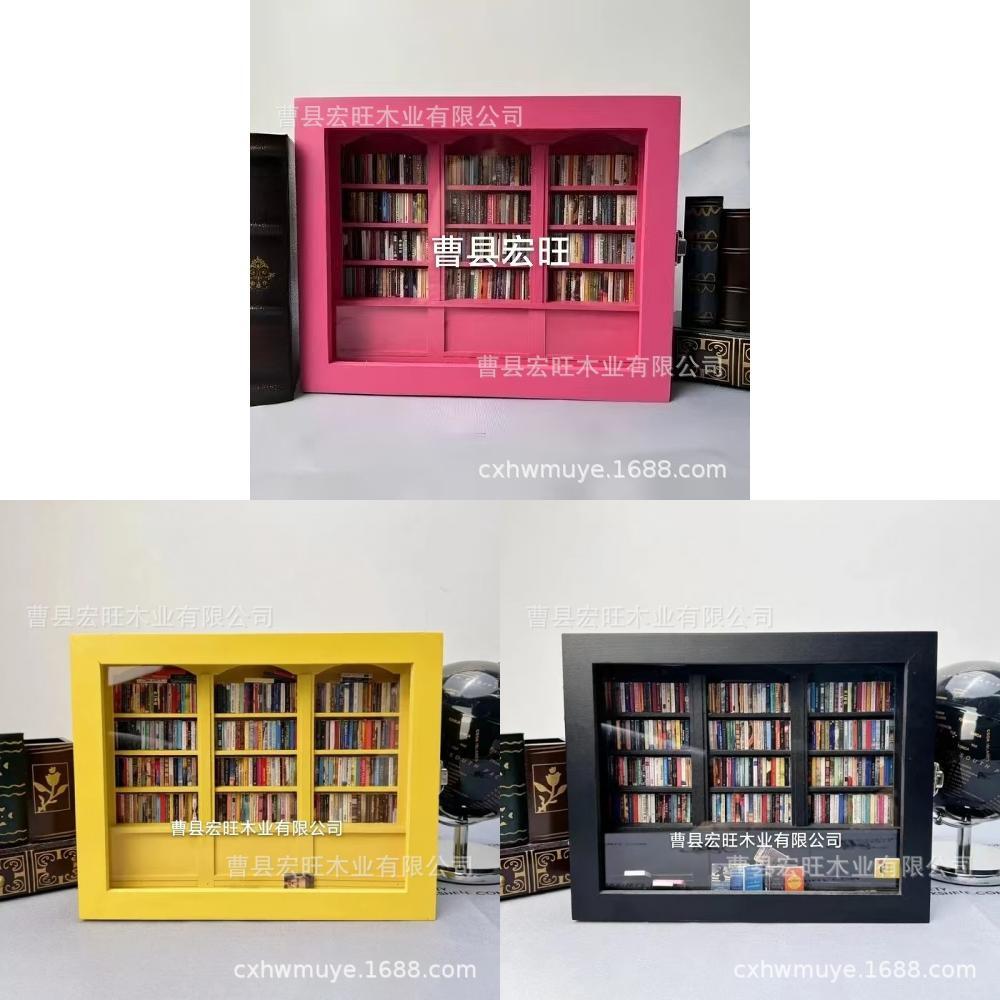Original Anxiety Bookshelf Wooden Organizer For Stress Relief And Giftgiving