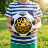 Automatic Soccer Ball Bubble Machine Toy with Multiple Bubble Wands for Outdoor Indoor Play Kids Entertainment and Parties