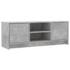 VidaXL TV Stand Concrete Grey 102x30x37.5 Cm Engineered Wood 823257