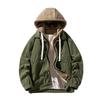 Corduroy Baseball Jacket Jacket Men's Autumn and Winter Loose Fleece Thickened Casual Lapel Jacket Men's Clothes