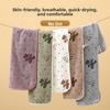 Printed Edging Face Towel