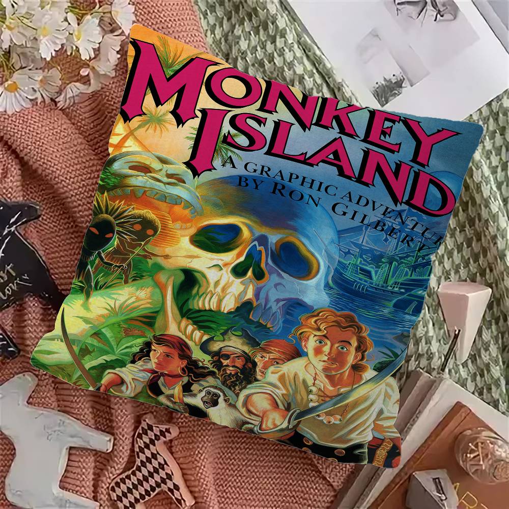 Classic Game The Secret Of Monkey Island Pillow Cover Design Cushion Cover Decor Holiday Decorati