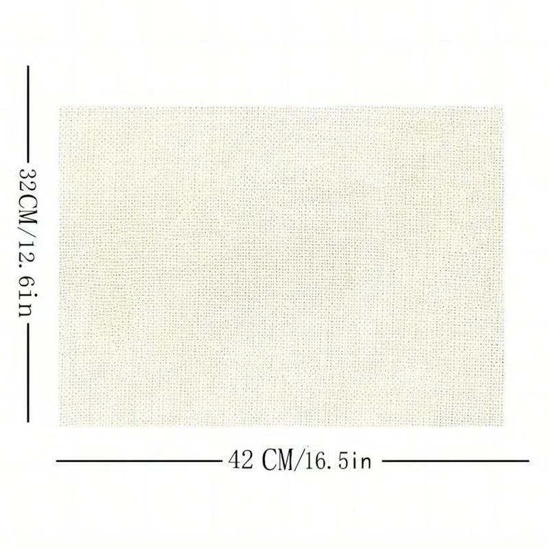 1PC Halloween Pumpkin Print Placemats Machine Washable Table Mat Linen Placemat for Kitchen Dining Table Decoration