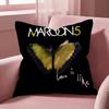Maroon5 Cushion Cover Multi-Scene Pillow Cover for Home & Car - Reversible, Soft & Durable for Daily Use