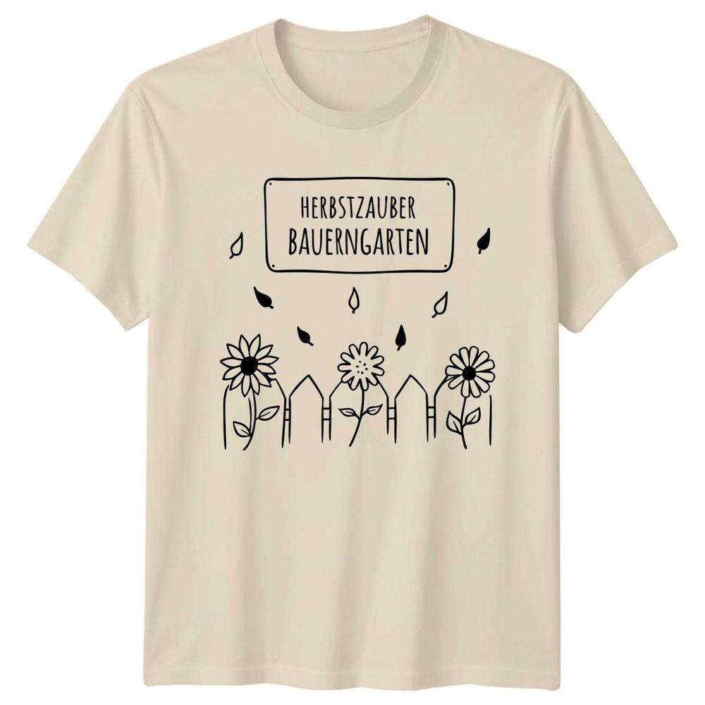 Herbstzauber Bauerngarten Unisexs TShirt Cottage Garden Gardening Birthday