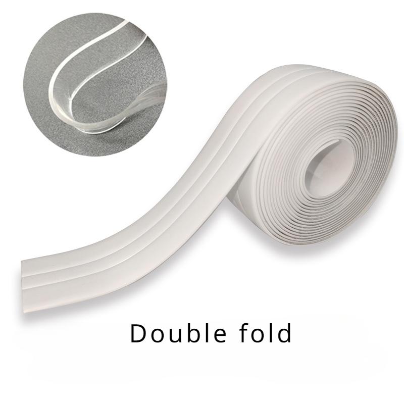 

3,2 м ПВХ акриловая водонепроницаемая лента для кухни и туалета, устойчивая к плесени, уплотнительная лента, самоклеящаяся плинтусная линия, наклейка на стену 3.8cm белый