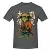 Unisex Samurai Frog Trending T Shirt Vintage Cotton T Shirt Homme