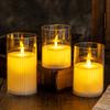 Candela Elettronica Candela Simulazione Oscillazione Telecomando Luce Candela Elettronica Decorazione Matrimonio Festa Atmosfera Luce Notturna