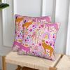Cheetah’S In A Rainbow Garden 2 Pcs Square Pillowcase Pillow Cover Cushion Zip Decorative Comfort Throw Pillow For Home Car