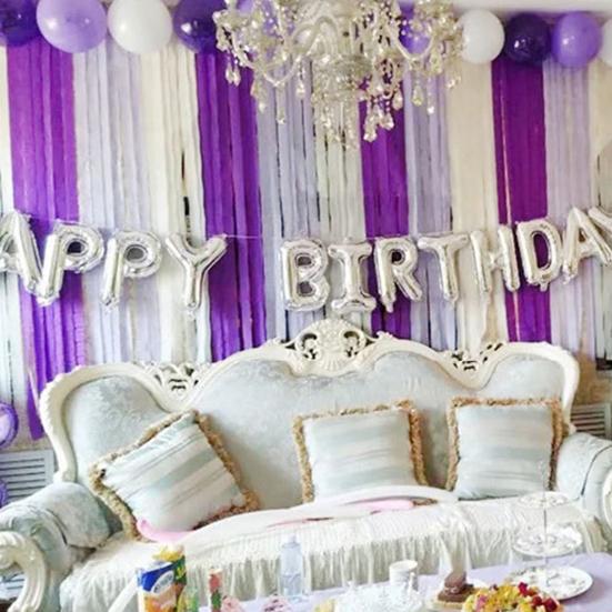 Colored Crepe Paper Ornamental Fadeless Party Decoration Paper Crumpled Paper Scene Setting Props for Wedding