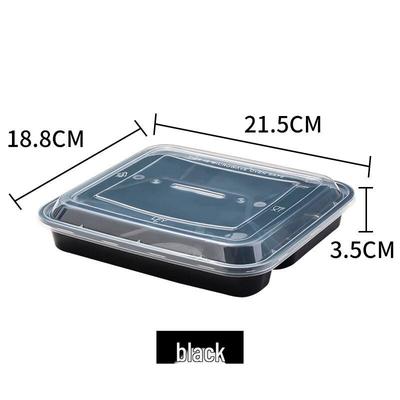 Disposable 4-Compartment Takeaway Lunch Boxes