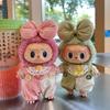 For 17cm/38cm Labubu Doll Clothes Fashion Clothes Shirts Overalls Doll Clothes Color Match Dolls Accessories Cute Decoration Little Clothes