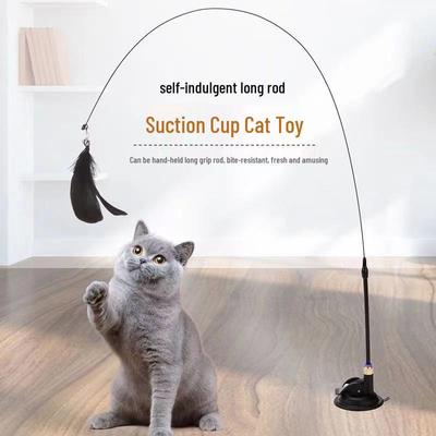 Odnímatelná přísavka Kočičí hračka na lovení pro samostatnou hru a úlevu od nudy