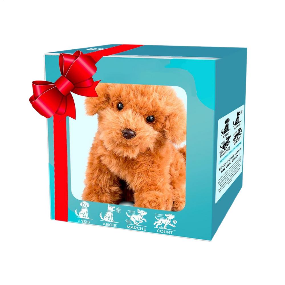 Interactief Robot Hond Speelgoed met Realistische Bewegingen Slimme Pluche Puppy die Loopt en Blaft Elektronische Huisdieren Hond voor Kinderen Verjaardag