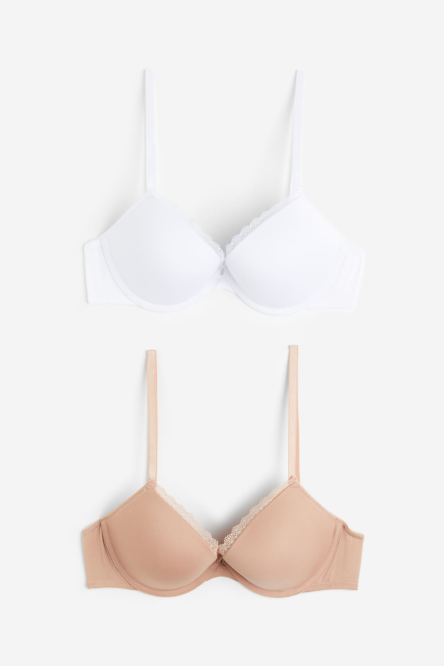 

2-pack microfibre push-up bras