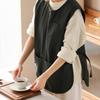 Waterproof Vest Apron Coffee Shop Cooking Aprons Oilproof Bbq Aprons With Big Pocket Kitchen Waiter Workwear Apron