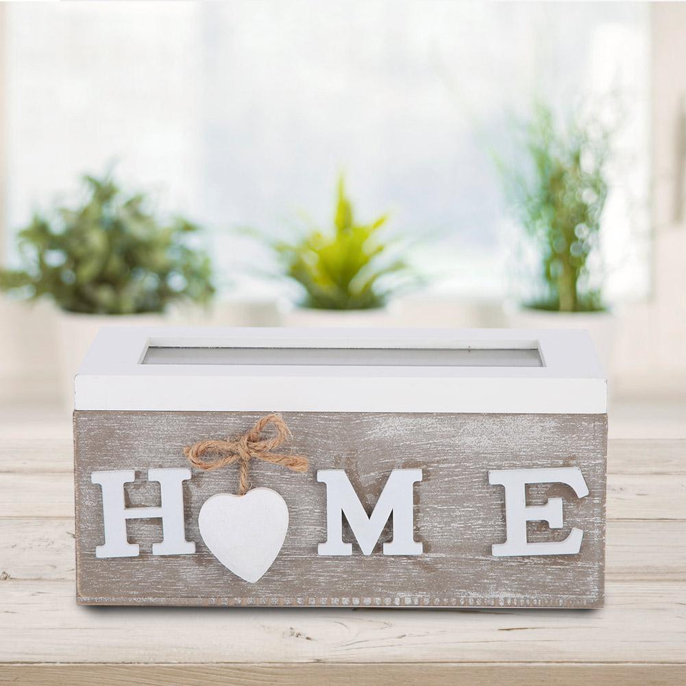 Tea Bag Jewelry Organizer Storage Box Desktop Container