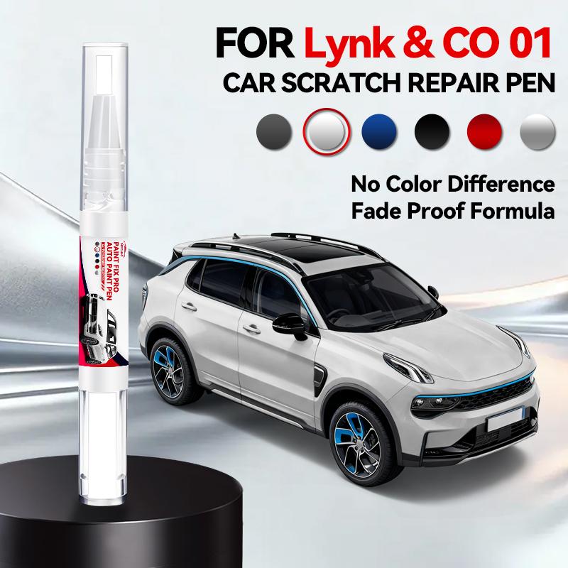 Für Geely Lynk & CO 01 02 2017-2025 M1 C2X Lackreparaturstift Touch-Up Kratzerentferner DIY Autozubehör Schwarz Weiß Lila Rot
